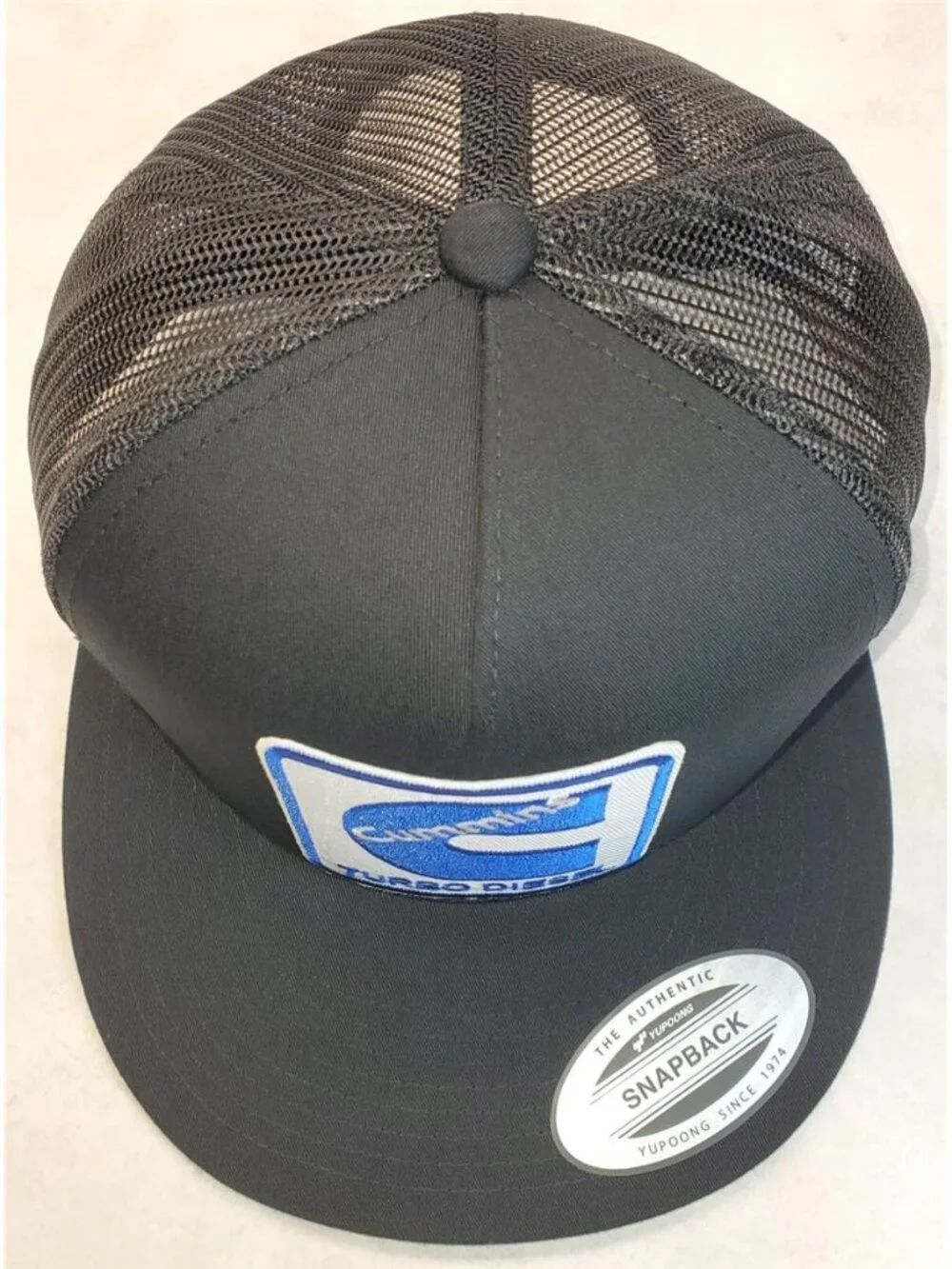Cummins Turbo Diesel Patch Black Yupoong Classic Snapback Trucker Hat New Dodge